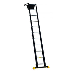 Centaure 475113 échelle Echelle télescopique Aluminium, Noir