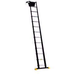 Centaure 475113 échelle Echelle télescopique Aluminium, Noir