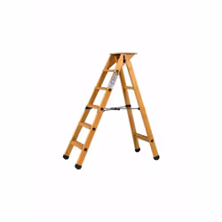 Description générale L'escabeau Lyonnais en bois Centaure est conçu pour un usage professionnel intensif. Il offre un accès c ...