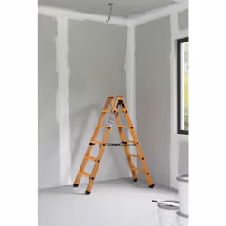 L’escabeau bois double accès est le produit indispensable pour les peintres.Utilisé principalement pour les chantiers de pein ...