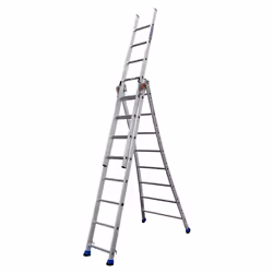 L'échelle transformable 3 plans T3 3x8 barreaux offre une solution fiable et polyvalente pour tous les travaux en hauteur. Fa ...