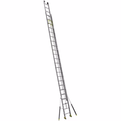 Échelle coulissante 2 plans à corde C2 STAB' 6m60/11m65 - 2x23 barreaux - Montants en aluminiums surdimensionnés. - Coulissem ...
