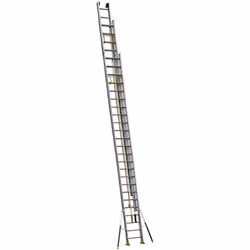 Échelle coulissante 3 plans à corde C3 STAB' 6m85/17m35 - 3x24 barreaux - Montants en aluminiums surdimensionnés. - Coulissem ...