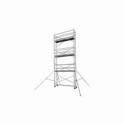 L’échafaudage Sérénité ST 255 est équipé de pièces de sécurité pour faciliter son installation. La hauteur maximale de travai ...