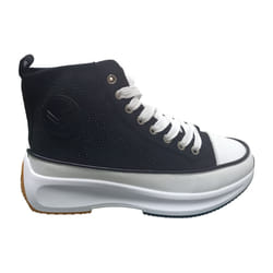 Basket Kaporal Authentic Femme Noir
