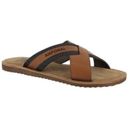Mules Plates Cuir Kaporal Janel