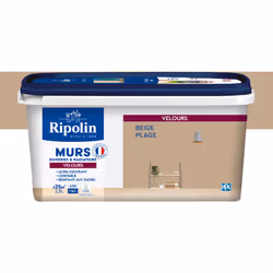 Peinture intérieure Beige Plage aspect Velours Ultra-Couvrante pour Murs, Boiseries et Radiateurs - Ripolin La peinture Ripol ...