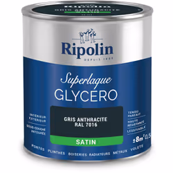 Ripolin Superlaque Glycéro - Sous-couche intégrée - Intérieur & Extérieur Une laque glycéro au tendu parfait : ne corde pas à ...