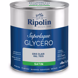 Ripolin Superlaque Glycéro - Sous-couche intégrée - Intérieur & Extérieur Une laque glycéro au tendu parfait : ne corde pas à ...