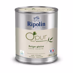 Peinture intérieure à base de résine Biosourcée à 97% - Satin - Ripolin Cette peinture intérieure Ripolin à base de résine bi ...