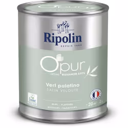 Opur murs boiseries radiateurs vert palatino satin velouté - RIPOLIN - 2 L