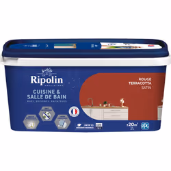 Ripolin Peinture Cuisine & Salle de Bain – Satin – Intérieur La composition de la formule Cuisine & Salle de bain assure un r ...