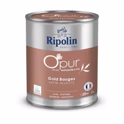 Peinture intérieure à base de résine Biosourcée à 97% - Satin - Ripolin Cette peinture intérieure Ripolin à base de résine bi ...