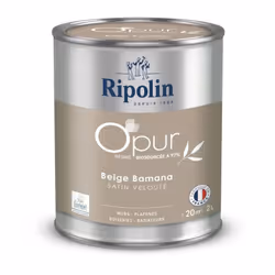 Résine biosourcée a 97% - Haute opacité - Lessivable - Rendu parfait - Fabrication française - Ecolabel