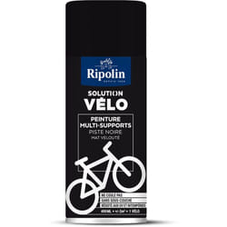 Ripolin - Peinture Multi-supports Solution velo - Mat Veloute - 400ML - Piste Noire