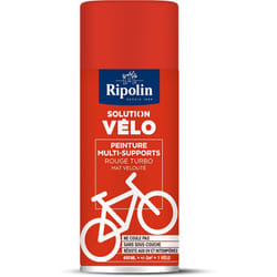 Ripolin - Peinture Multi-supports Solution velo - Mat Veloute - 400ML - Rouge Turbo