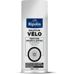 Ripolin - Peinture Multi-supports Solution velo - Roue - Brillant - 400ML - Aluminium
