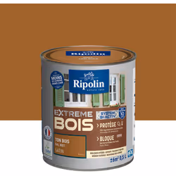 Description générale Peinture Bois Satin Haute Protection, idéale pour embellir et protéger vos surfaces en bois, qu'elles so ...