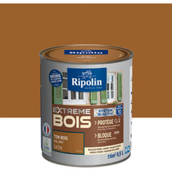 Ripolin - Peinture pour Bois Intérieur et Extérieur - Satin - 0,5L - Ton Bois Intérieur Ral 8001