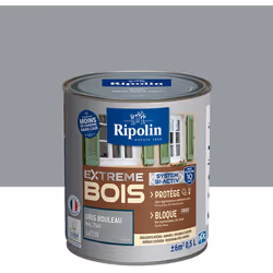 Peinture Bois Intérieur / Extérieur Ecolabel - Satin - Ripolin - BENEFICES : Peinture pour BOIS avec sous-couche intégrée Hau ...