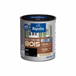 Peinture Bois Satin Haute Protection 10 ans qui Protege et Magnifie vos Bois - Intérieur/Extérieur - Application Directe sans ...