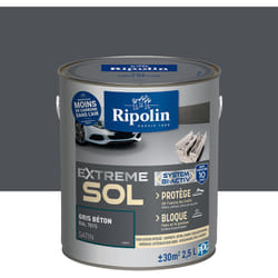 Ripolin - Peinture pour Sol Intérieur et Extérieur - Satin - 2,5L - Gris Béton Ral 7015