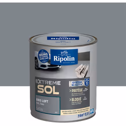 Peinture Sol Satin avec sous-couche intégrée - Protection 10 ans - Ripolin - BENEFICES : Peinture pour SOL Peinture auto-nive ...