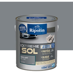 Ripolin - Peinture pour Sol Intérieur et Extérieur - Satin - 2,5L - Gris Loft Ral 7046