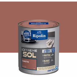 Peinture Sol Satin avec sous-couche intégrée - Protection 10 ans - Ripolin - BENEFICES : Peinture pour SOL Peinture auto-nive ...