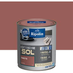 Ripolin - Peinture pour Sol Intérieur et Extérieur - Satin - 0,5L - Tomette