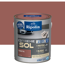Ripolin - Peinture pour Sol Intérieur et Extérieur - Satin - 2,5L - Tomette