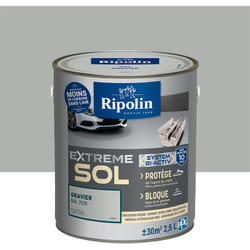 Ripolin - Peinture pour Sol Intérieur et Extérieur - Satin - 2,5L - Gravier Ral 7035