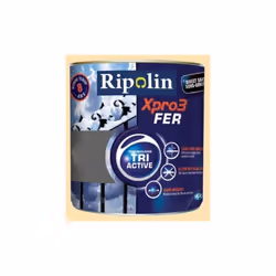 RIPOLIN Peinture Acrylique Xpro3 Tri Active Fer est une peinture antirouille à très haut pouvoir couvrant, spécialement conçu ...