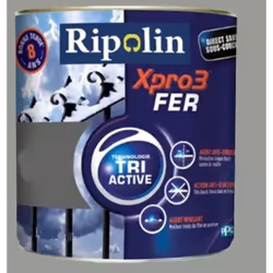 RIPOLIN Peinture Acrylique Xpro3 Tri Active Fer est une peinture antirouille à très haut pouvoir couvrant, spécialement conçu ...
