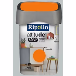 RIPOLIN Peinture Attitude Récup' satin 0,75L est la peinture idéale pour décorer et relooker tous les objets en bois de votre ...