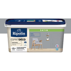 Ripolin - Peinture Murale Toutes Pièces - Satin - 2,5L - Galet