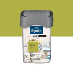 RIPOLIN Peinture de Rénovation Toutes Pièces - Vert Granny Satin 075L