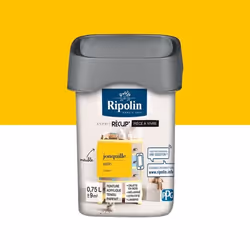 RIPOLIN Peinture de Rénovation Toutes Pièces - Jonquille Satin 075L