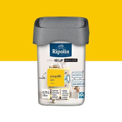 RIPOLIN Peinture de Rénovation Toutes Pièces - Jonquille Satin 075L