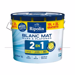Peinture 2 en 1 avec sous-couche intégrée qui permet d'utiliser 1 seul et meme produit - Peinture Ultra-Couvrante conçue pour ...