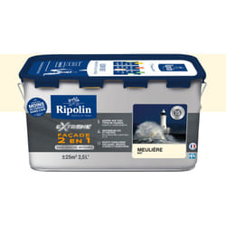 Ripolin - Peinture Façade Universelle 2 en 1 avec Sous-Couche Intégrée - Mat - 2,5L - Meulière