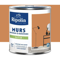 Ripolin - Peinture Murs, Boiseries, Radiateurs Satin Ocre salentina 0,5 l