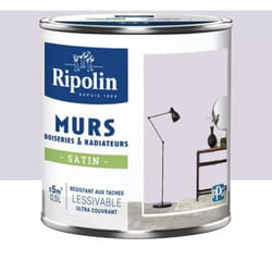 Ripolin - Peinture Murs, Boiseries, Radiateurs Satin Mauve jacana 0,5 l