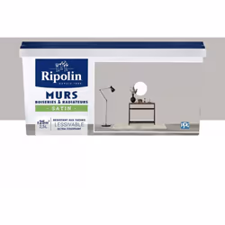 La Peinture Murs, Boiseries, Radiateurs RIPOLIN Satin Gris lumière est une peinture monocouche, très couvrante qui donnera un ...