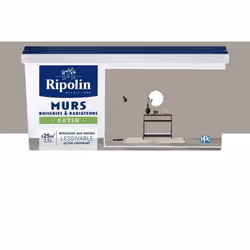La Peinture Murs, Boiseries, Radiateurs RIPOLIN Satin Baton de réglisse est une peinture monocouche, très couvrante qui donne ...