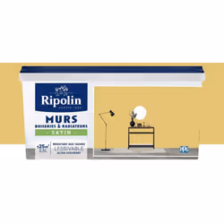 La Peinture Murs, Boiseries, Radiateurs RIPOLIN Satin Jaune peske est une peinture monocouche, très couvrante qui donnera un  ...