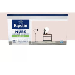 Ripolin - Peinture Murs, Boiseries, Radiateurs Satin Rose Ballerine 2,5 l