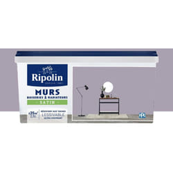 Ripolin - Peinture Murs, Boiseries, Radiateurs Satin Gris lyre 2,5 l
