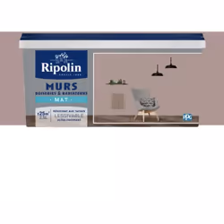 La Peinture Murs, Boiseries, Radiateurs RIPOLIN Taupe Mat est une peinture monocouche, très couvrante qui donnera un bel aspe ...
