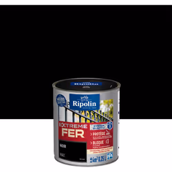 Peinture Fer Mat avec sous-couche intégrée et agent anti-corrosion - Ripolin - BENEFICES : Peinture pour FER avec sous-couche ...